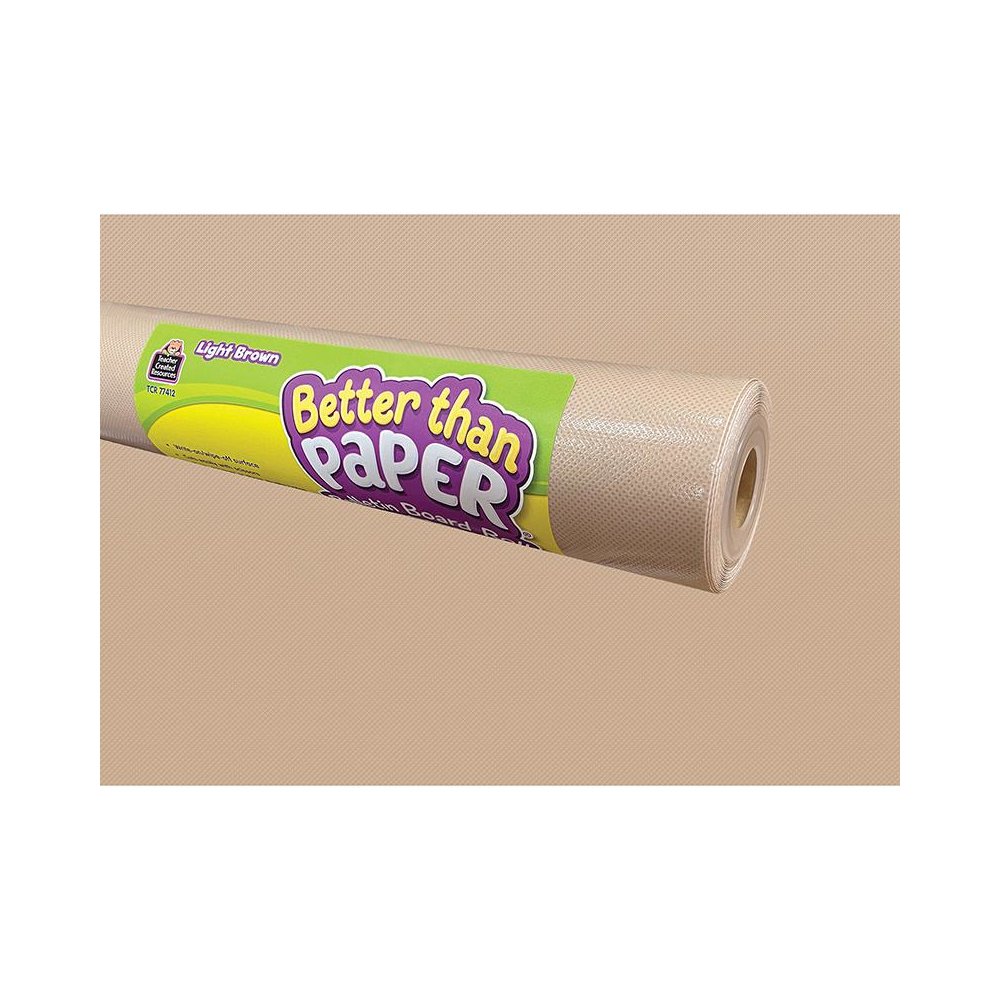 Light Brown Better Than Paper Bulletin Boad Roll, 4' x 12', Pack of 4. Picture 1