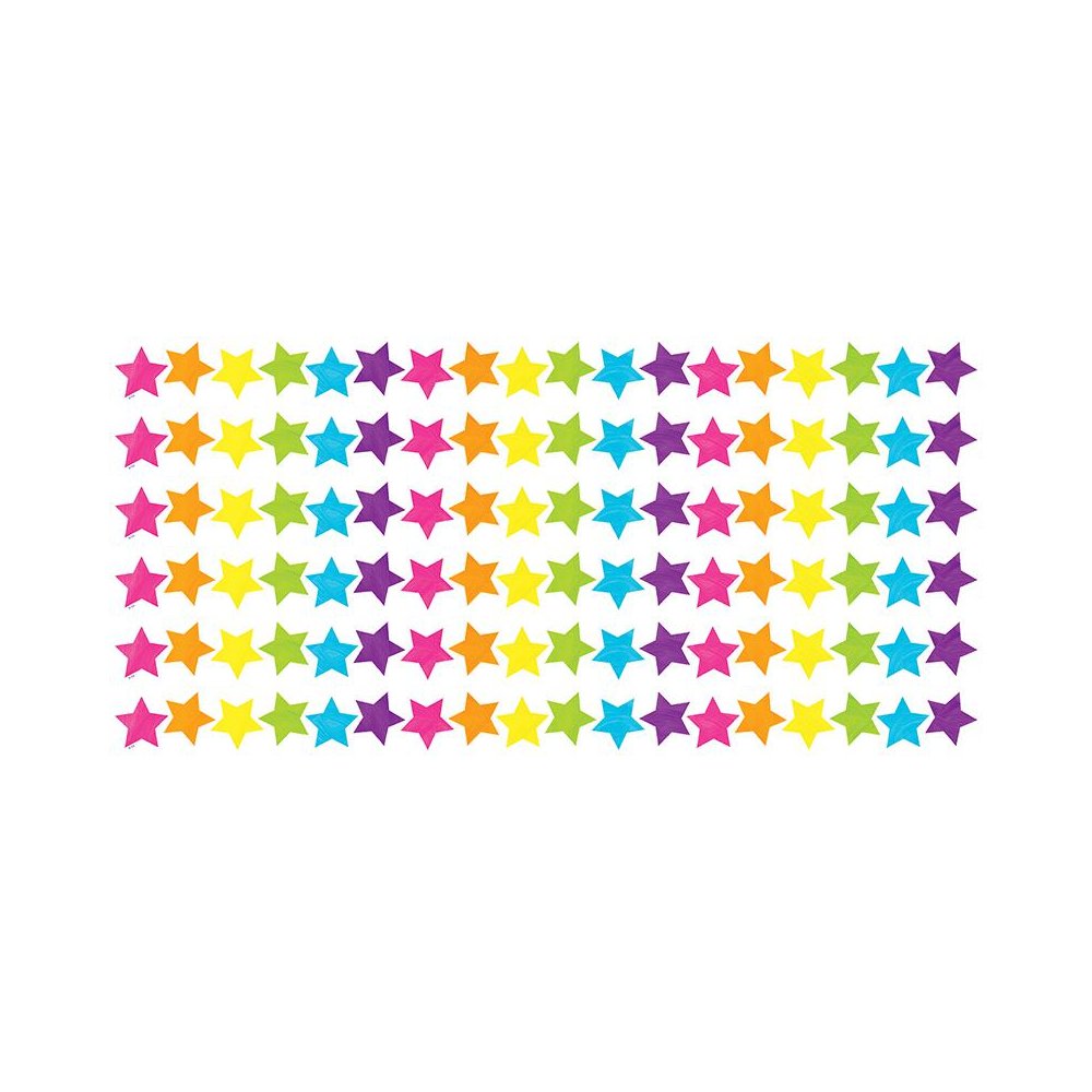 Brights 4Ever Stars Die-Cut Border Trim, 35 Feet Per Pack, 6 Packs. Picture 1