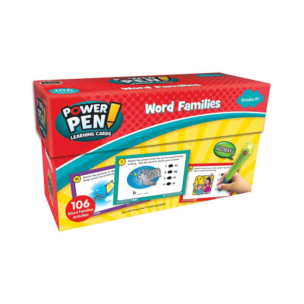 POWER PEN LEARNING CARDS WORD FAMILIES. Picture 1