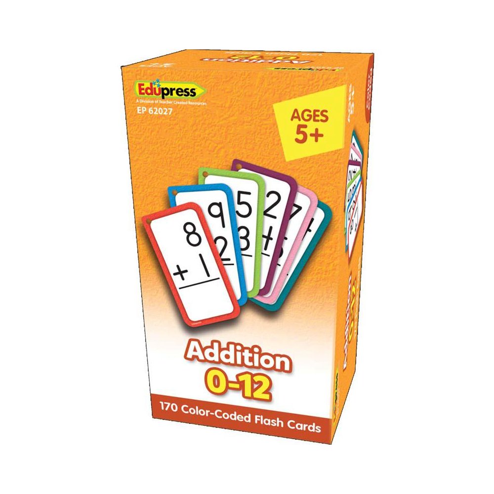 Addition Flash Cards - All Facts 0-12. Picture 1