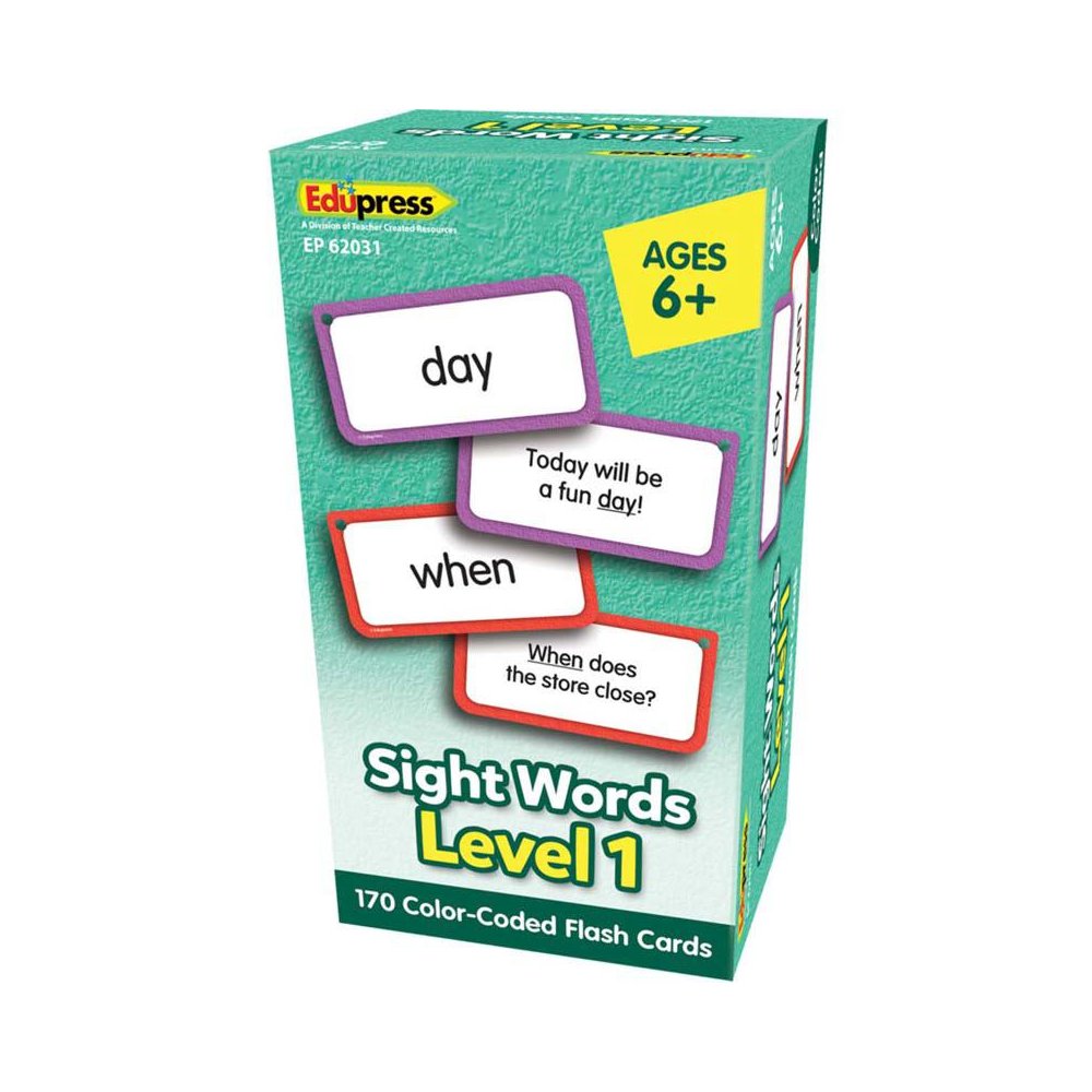 Sight Words Flash Cards - Level 1. Picture 1