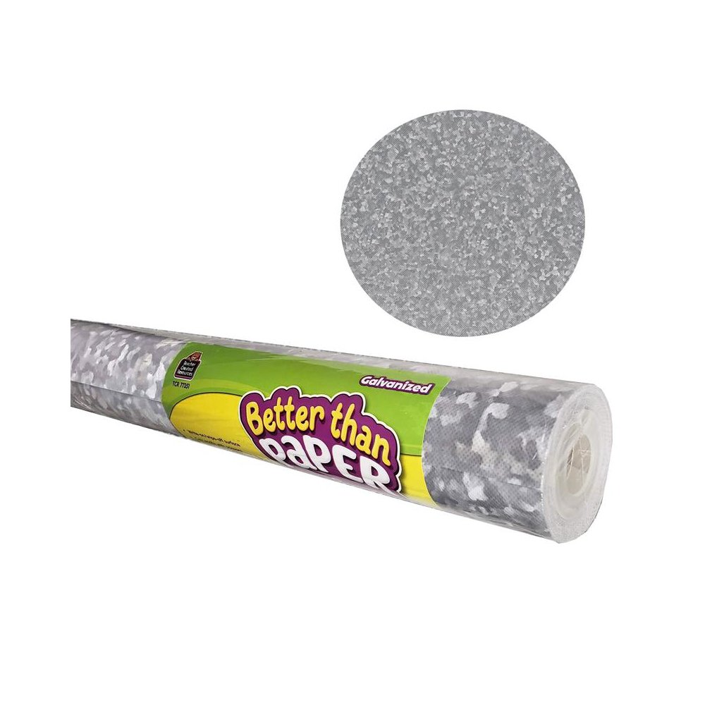 Better Than Paper Bulletin Board Roll, 4' x 12', Galvanized Metal, 4 Rolls. Picture 1
