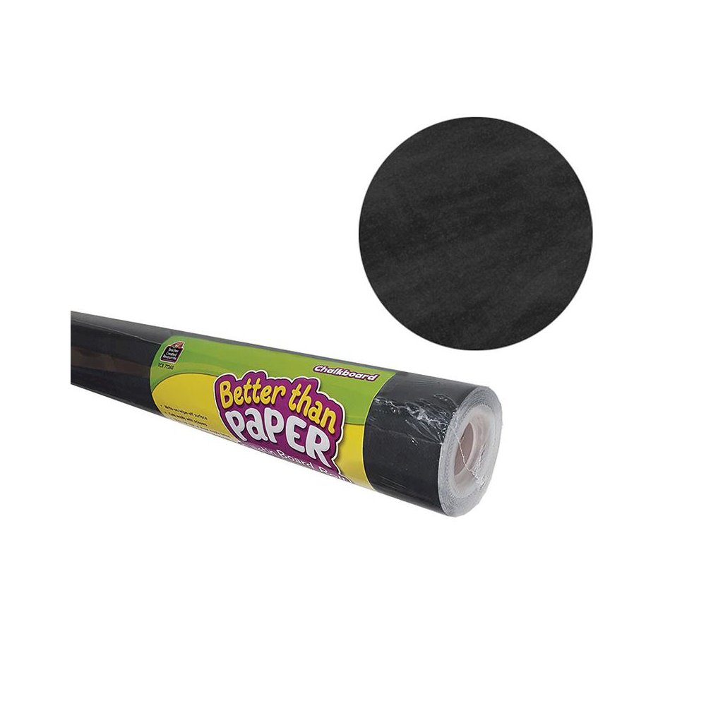 Better Than Paper Bulletin Board Roll, 4' x 12', Chalkboard, 4 Rolls. Picture 1