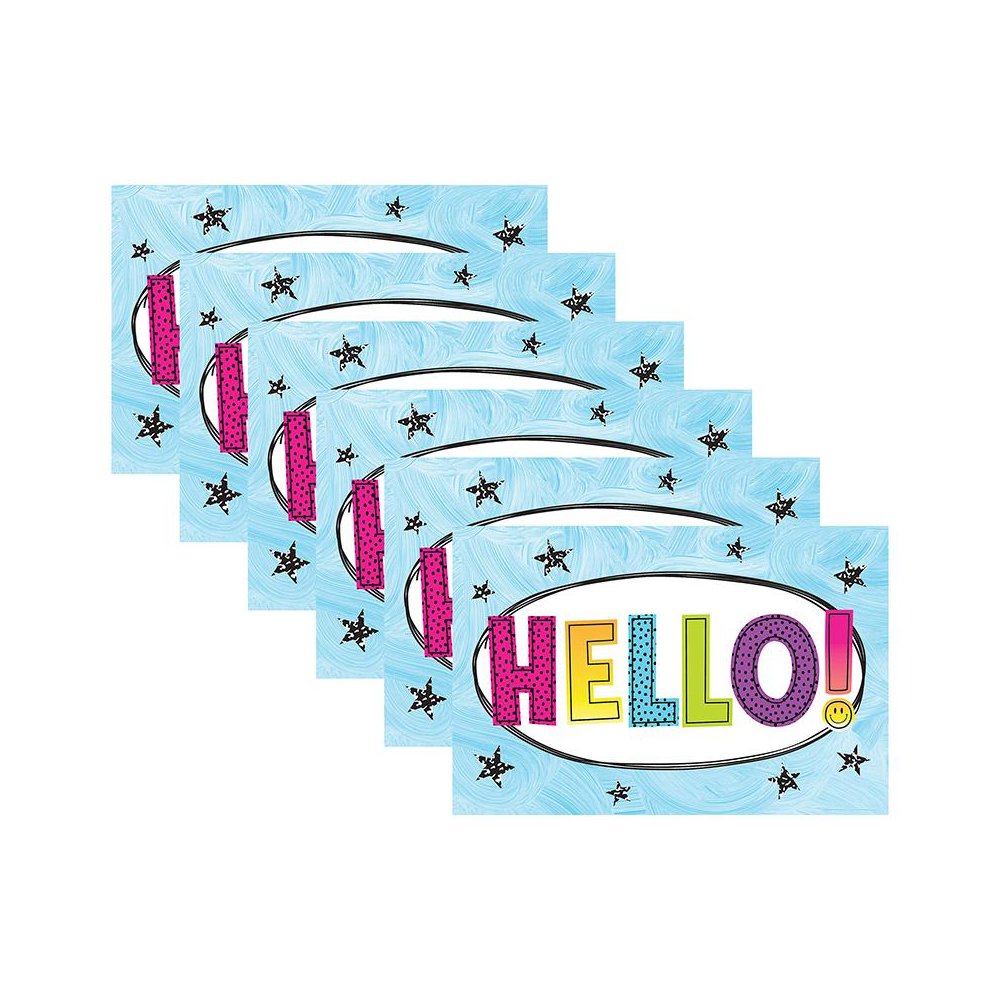 Brights 4Ever Hello Postcards, 30 Per Pack, 6 Packs. Picture 1