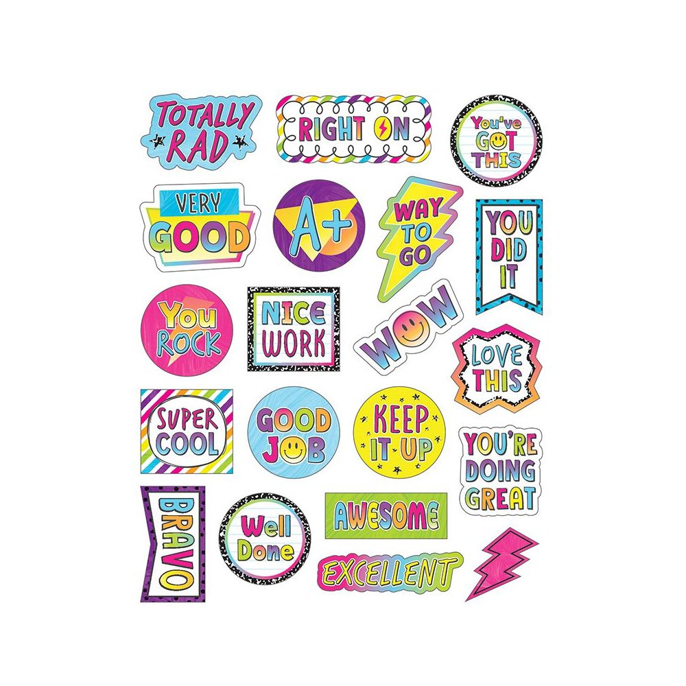 Brights 4Ever Stickers, 120 Per Pack, 12 Packs. Picture 1