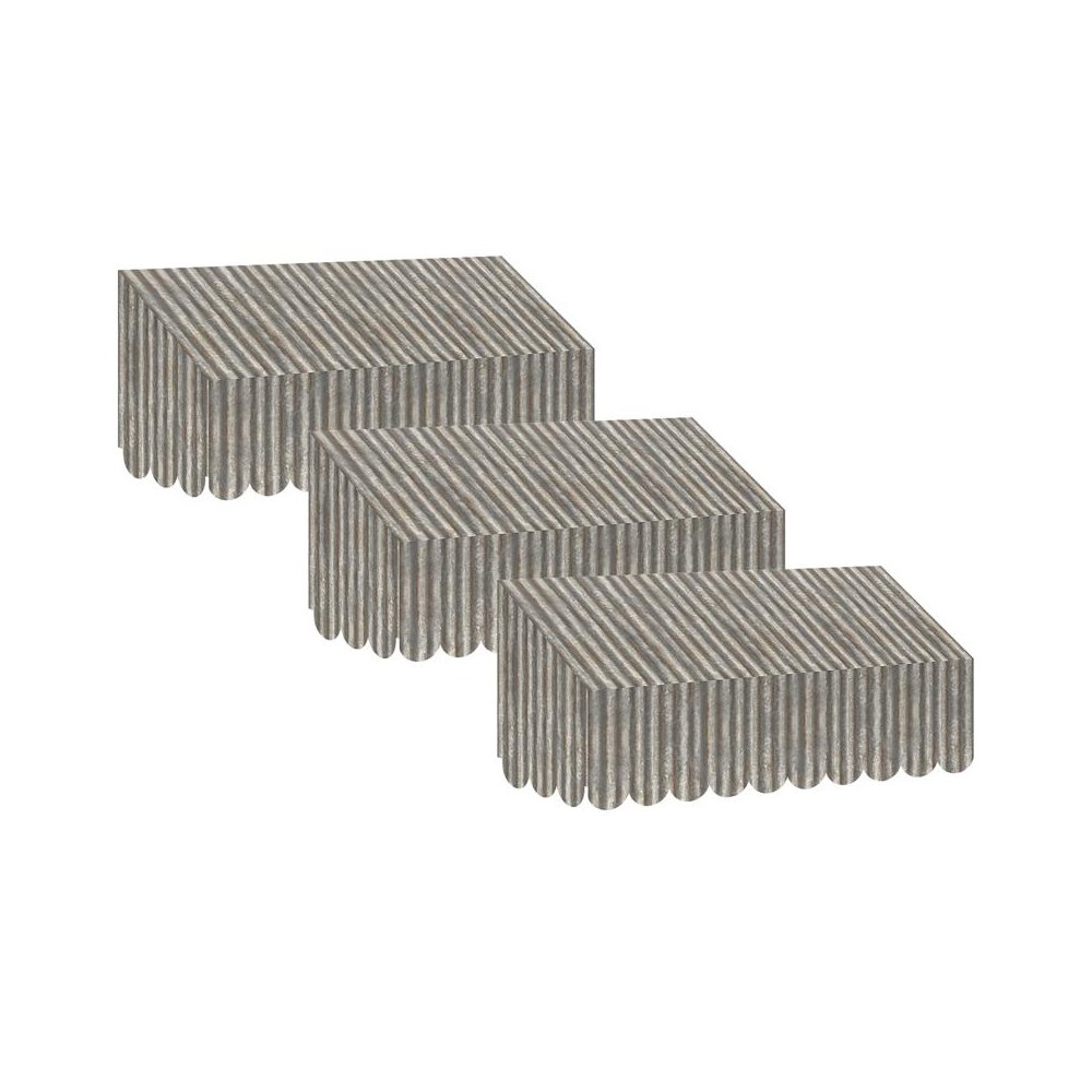 Home Sweet Classroom Corrugated Metal Design Awning, Pack of 3. Picture 1