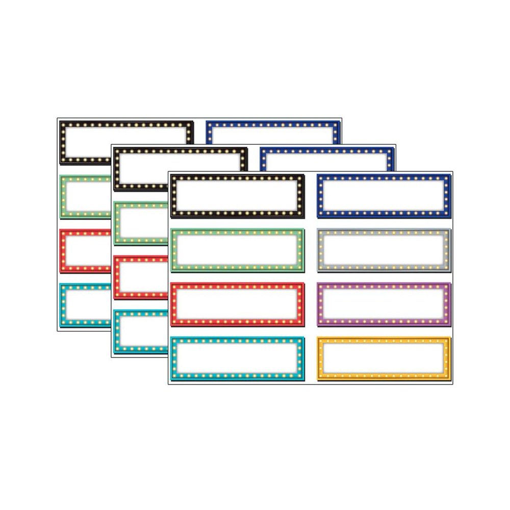 Marquee Labels Magnetic Accents, 20 Per Pack, 3 Packs. Picture 1
