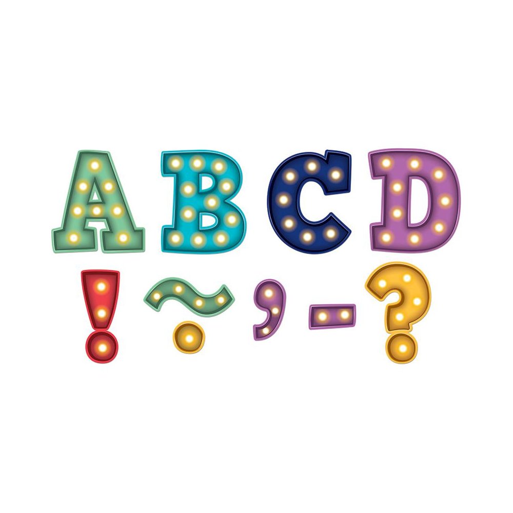 MARQUEE BOLD BLOCK 3IN MAGNETIC LETTERS. Picture 1