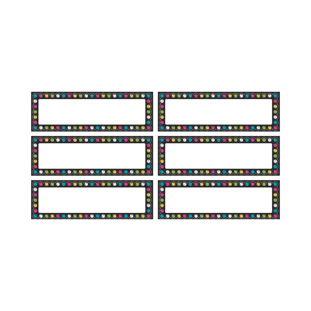 Chalkboard Brights Labels Magnetic Accents, 20 Per Pack, 3 Packs. Picture 1