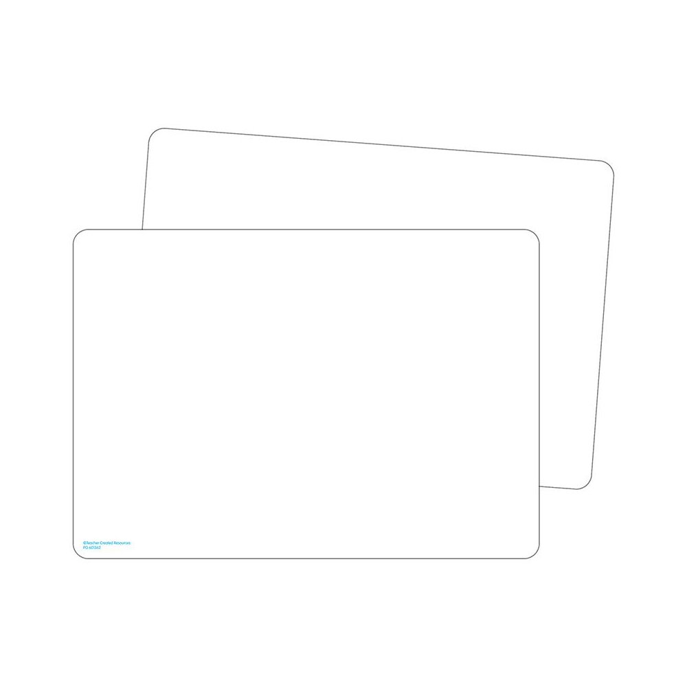 Double-Sided Premium Blank Dry Erase Boards, Pack of 10. Picture 1