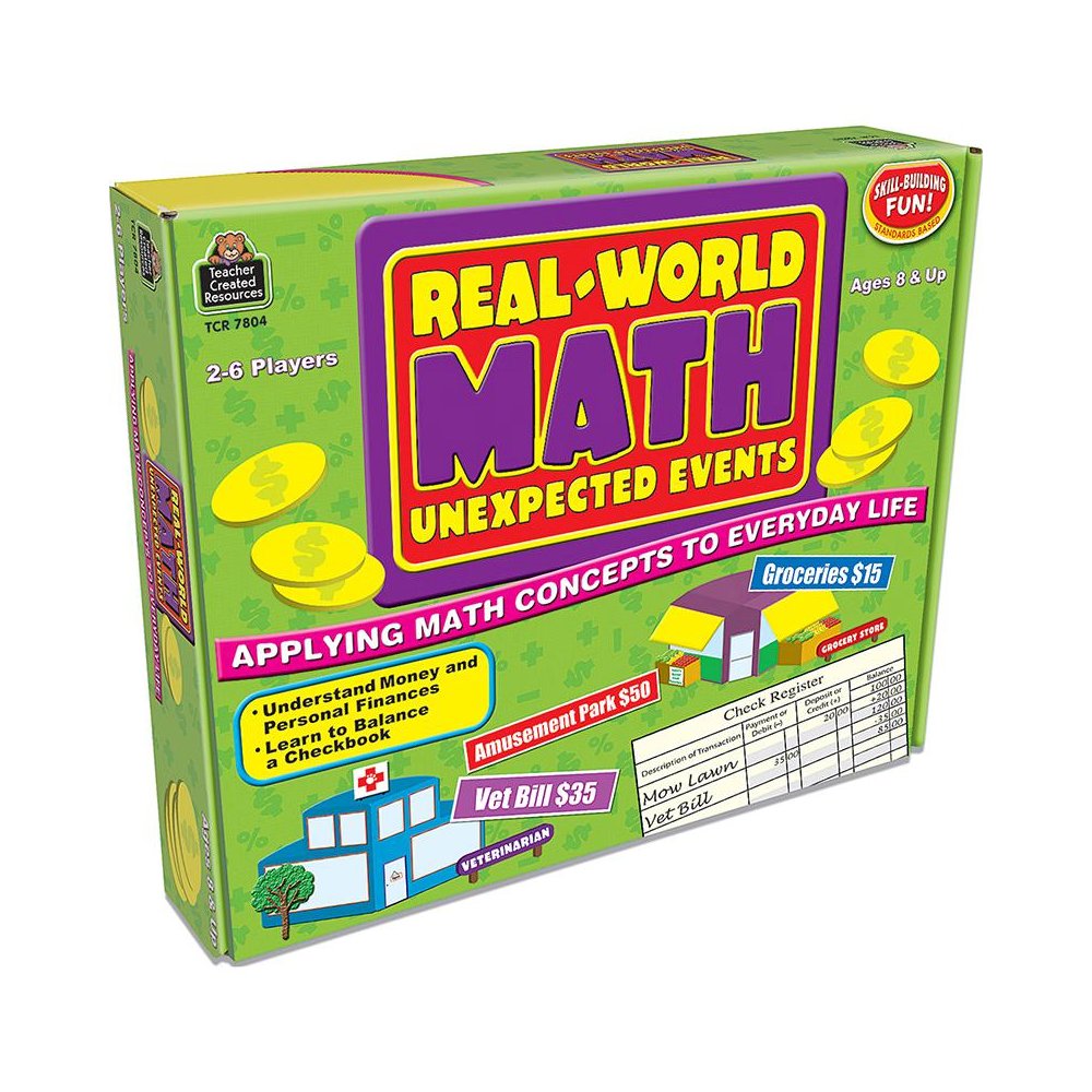 REAL WORLD MATH UNEXPECTED EVENTS GAME. Picture 1