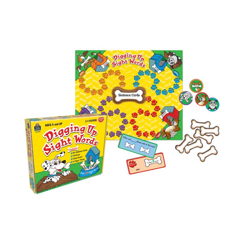 DIGGING UP SIGHT WORDS GAME AGES 6 & UP. Picture 1