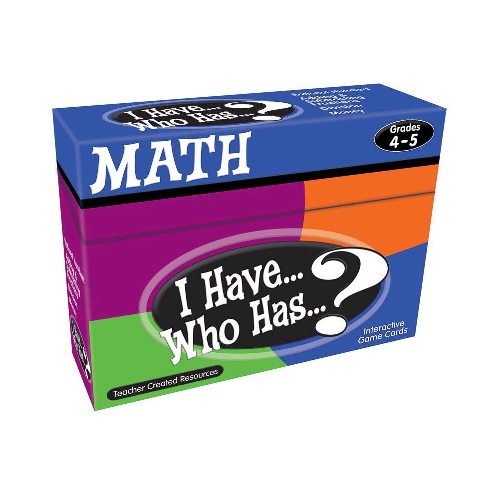 I Have Who Has Math Gr 4-5. Picture 1