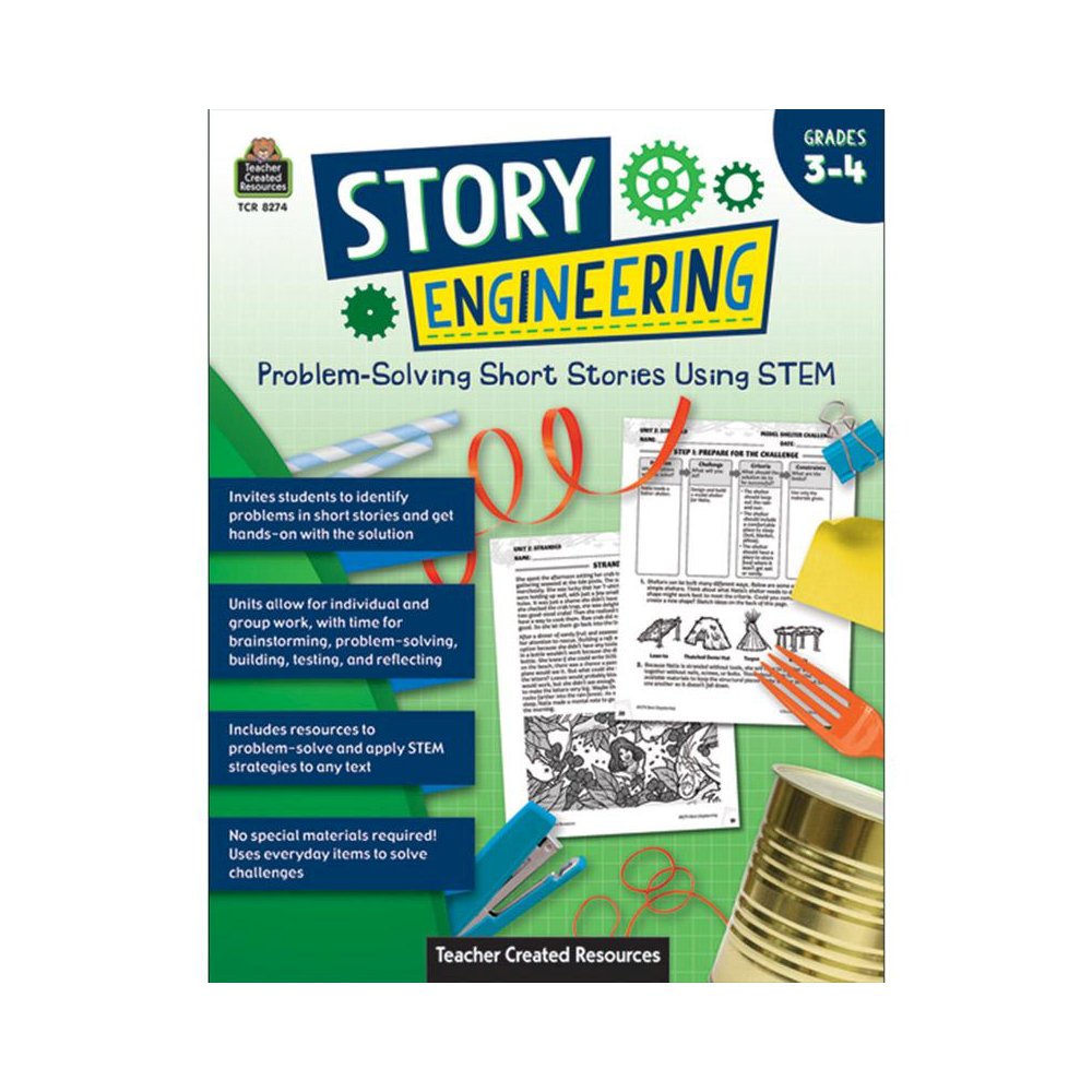 Story Engineering: Problem-Solving Short Stories Using STEM, Grade 3-4. Picture 1