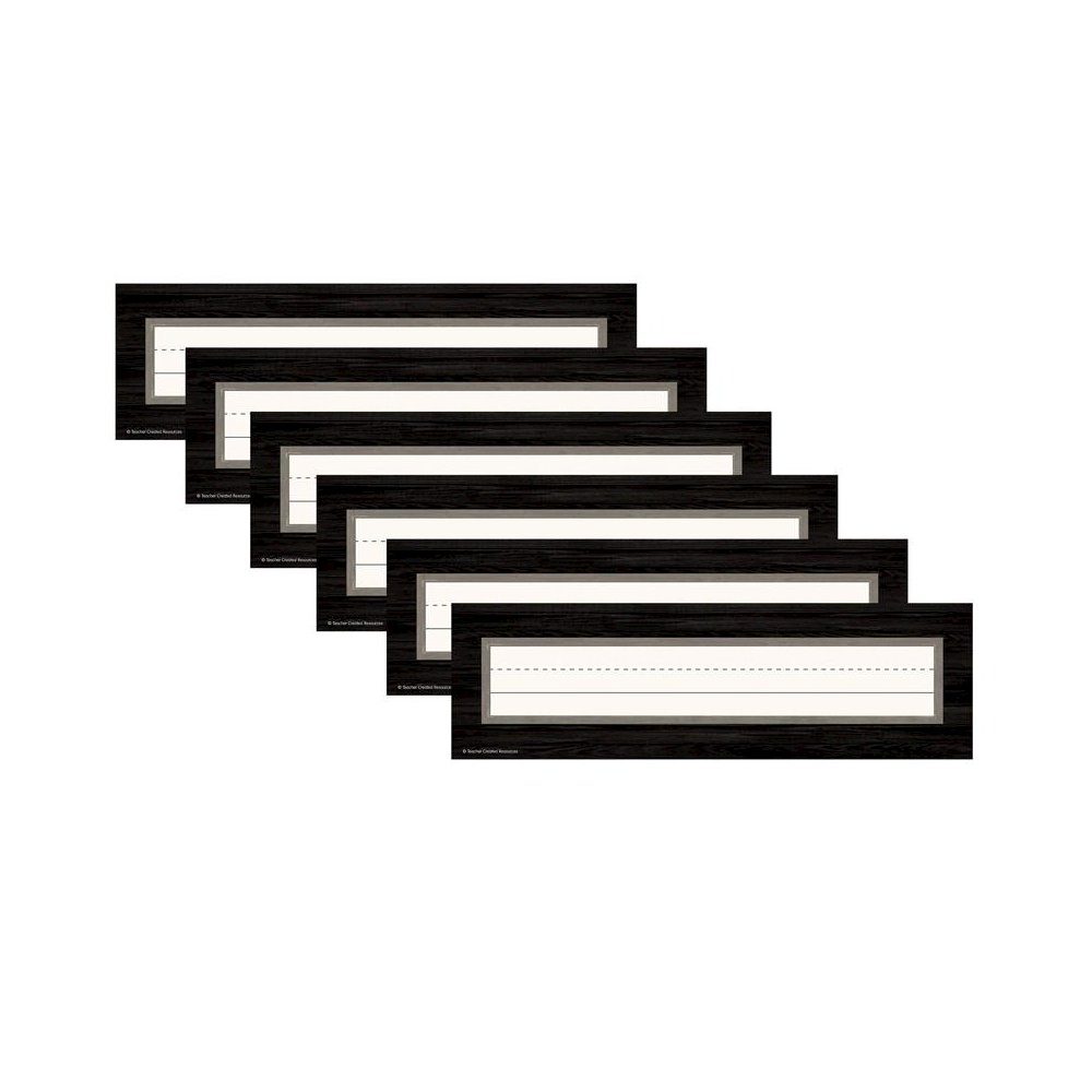 Modern Farmhouse Flat Name Plates, 36 Per Pack, 6 Packs. Picture 1