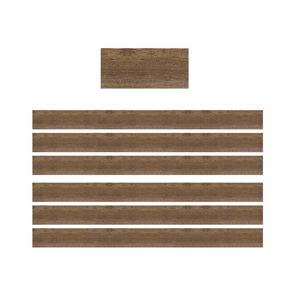 Home Sweet Classroom Wood Design Straight Border Trim, 35 Feet Per Pack, 6 Packs. Picture 1