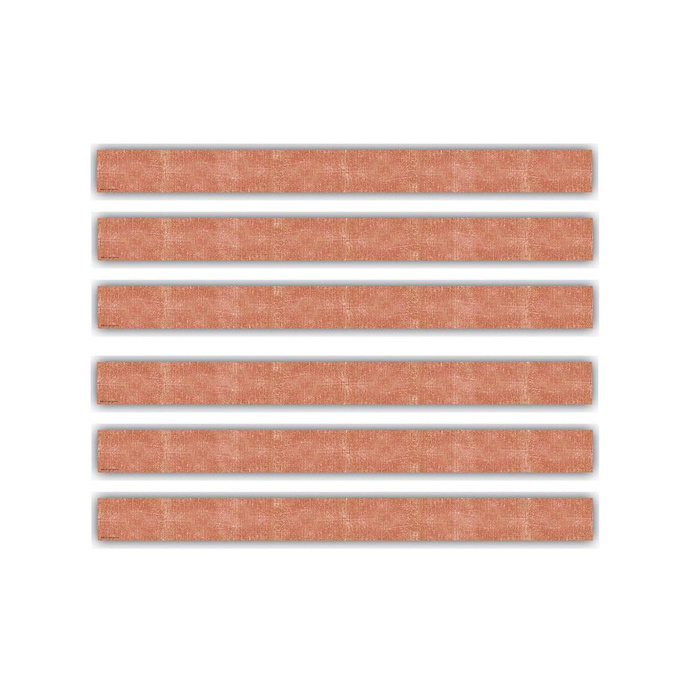 Moving Mountains Terra Cotta Straight Border Trim, 35 Feet Per Pack, 6 Packs. Picture 1