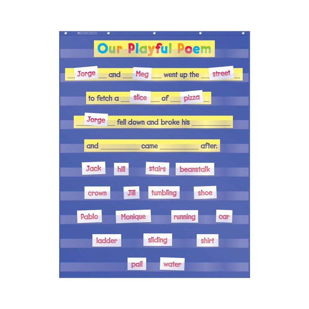 STANDARD POCKET CHART GR K-5. Picture 1