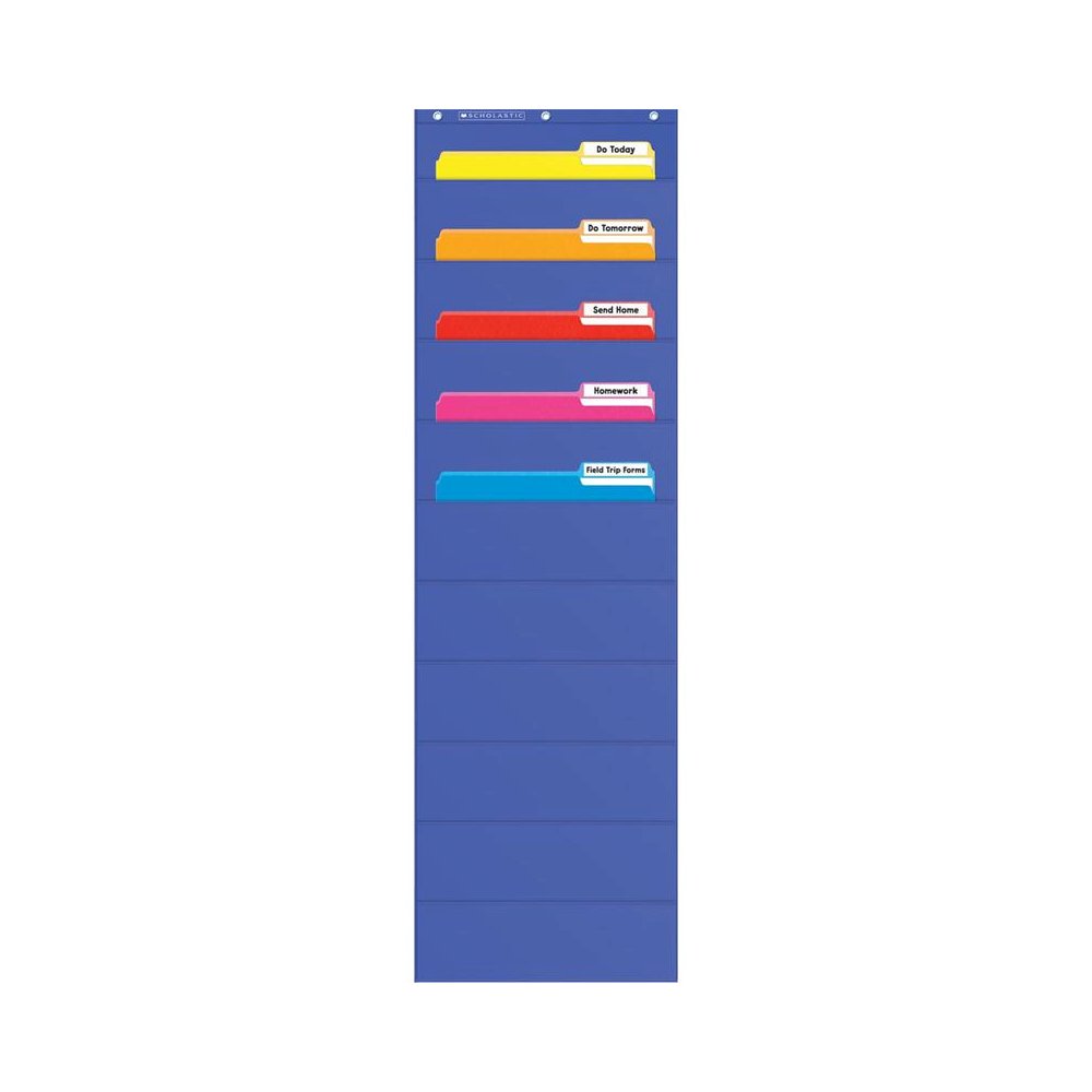 FILE ORGANIZER POCKET CHART GR K-5. Picture 1