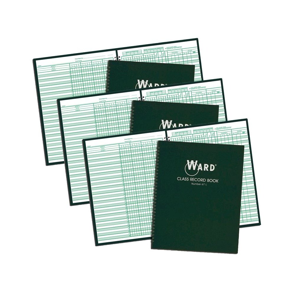 Class Record Book, 38 Name, 6-7 Week Periods, Pack of 3. Picture 1