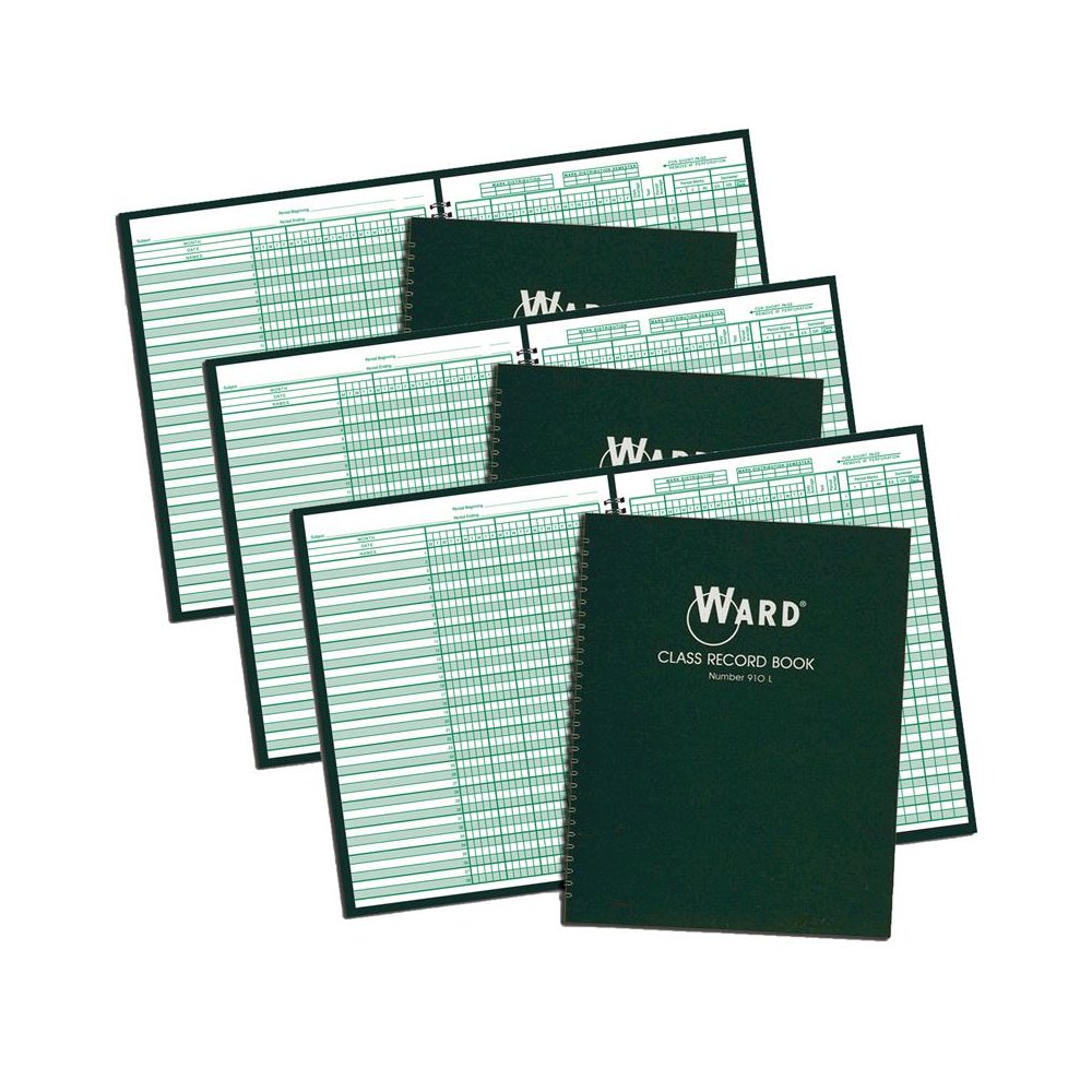 Class Record Book, 38 Name, 9-10 Week Periods, Pack of 3. Picture 1