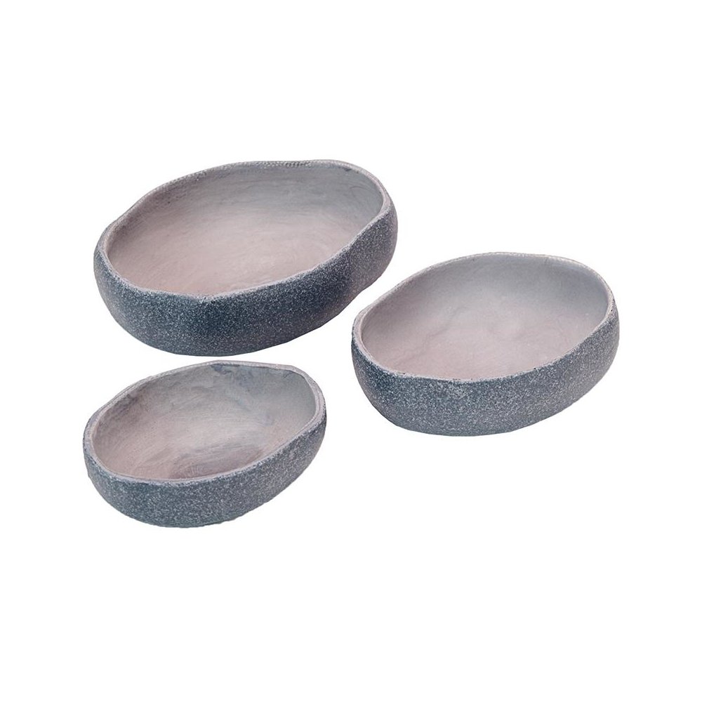 Rustic Bowls, Set of 3. Picture 1