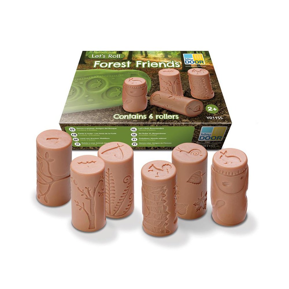 Let's Roll, Forest Friends Rollers, Set of 6. Picture 1