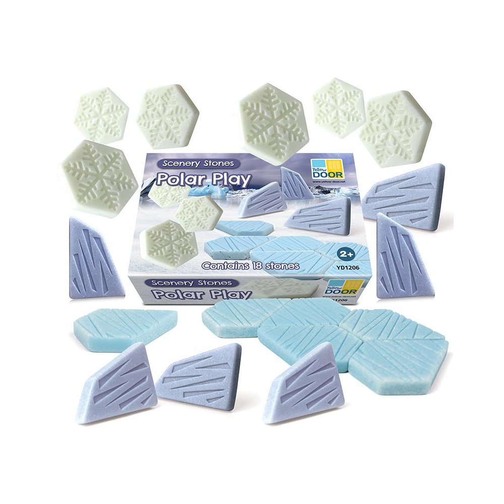 Scenery Stones – Polar Play, Set of 18. Picture 1