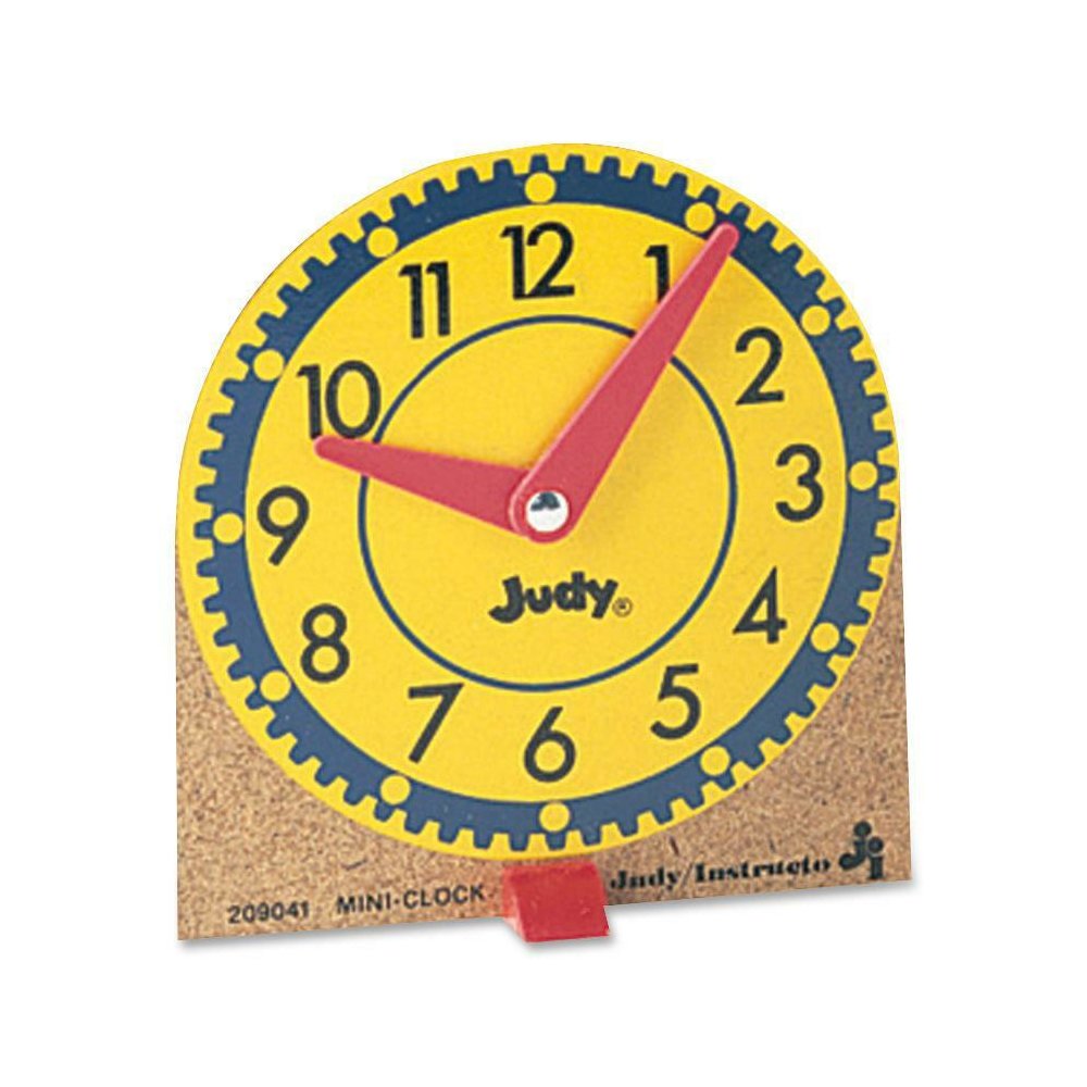 Carson Dellosa Education Mini Judy Clocks - Theme/Subject: Learning - Skill Learning: Time - 3 Year - Multi. Picture 1