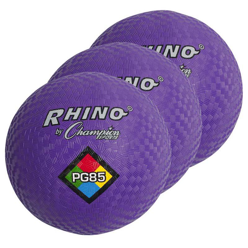 Playground Ball, 8-1/2", Purple, Pack of 3. Picture 1