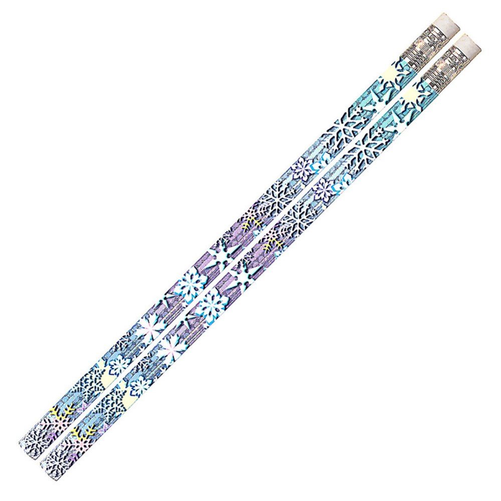 Snowflake Glitters Motivational Pencils, 12 Per Pack, 12 Packs. Picture 1