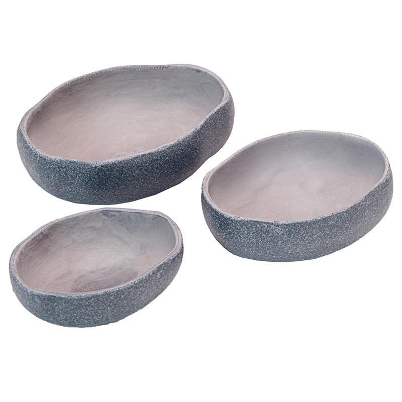 Rustic Bowls, Set of 3. Picture 1