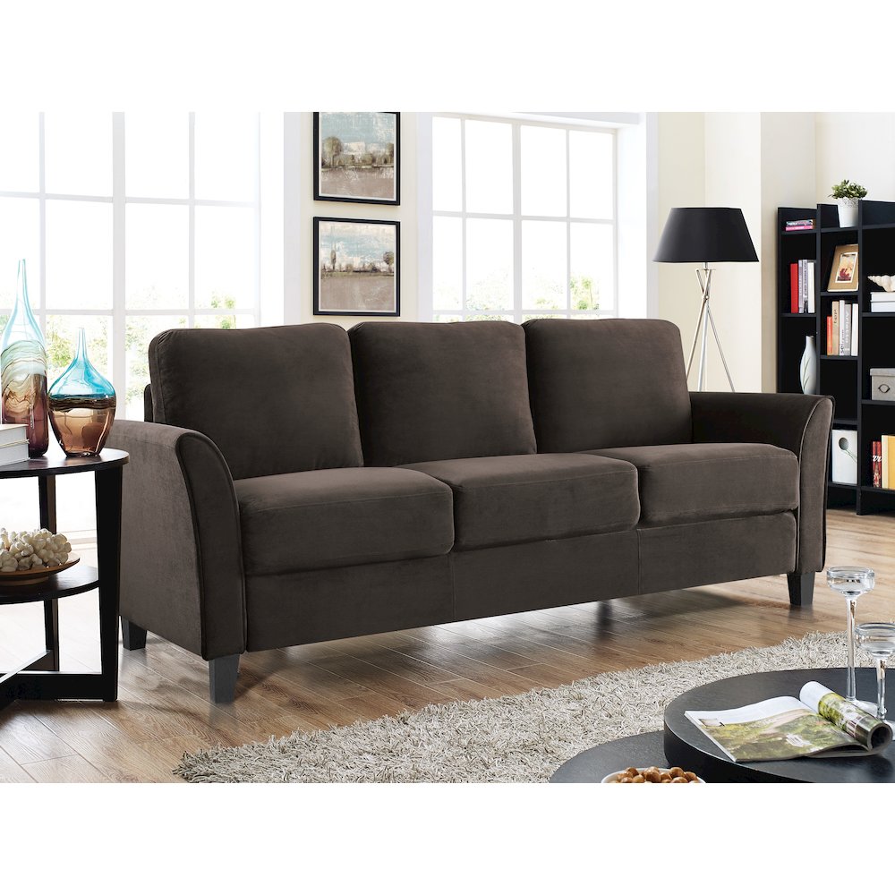 Westin Sofa Curved Arm Coffee. Picture 5