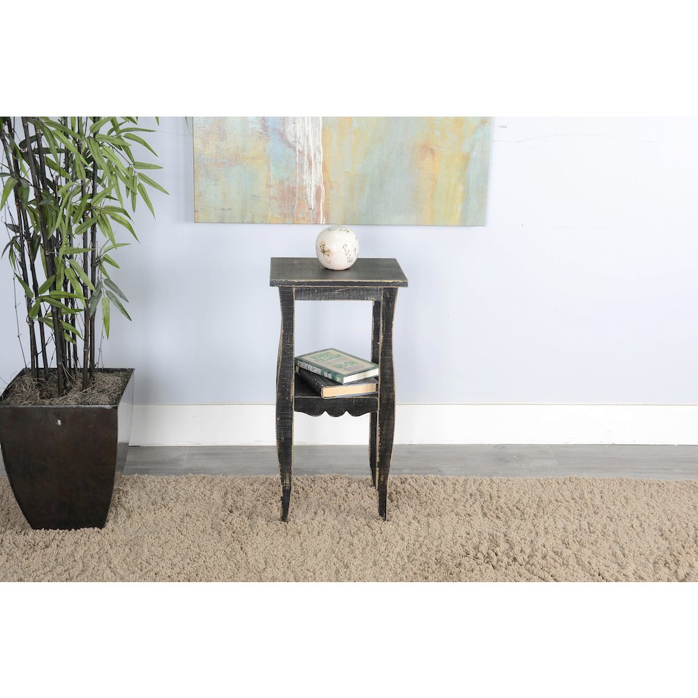 Tier End Table, Black Sand. Picture 2