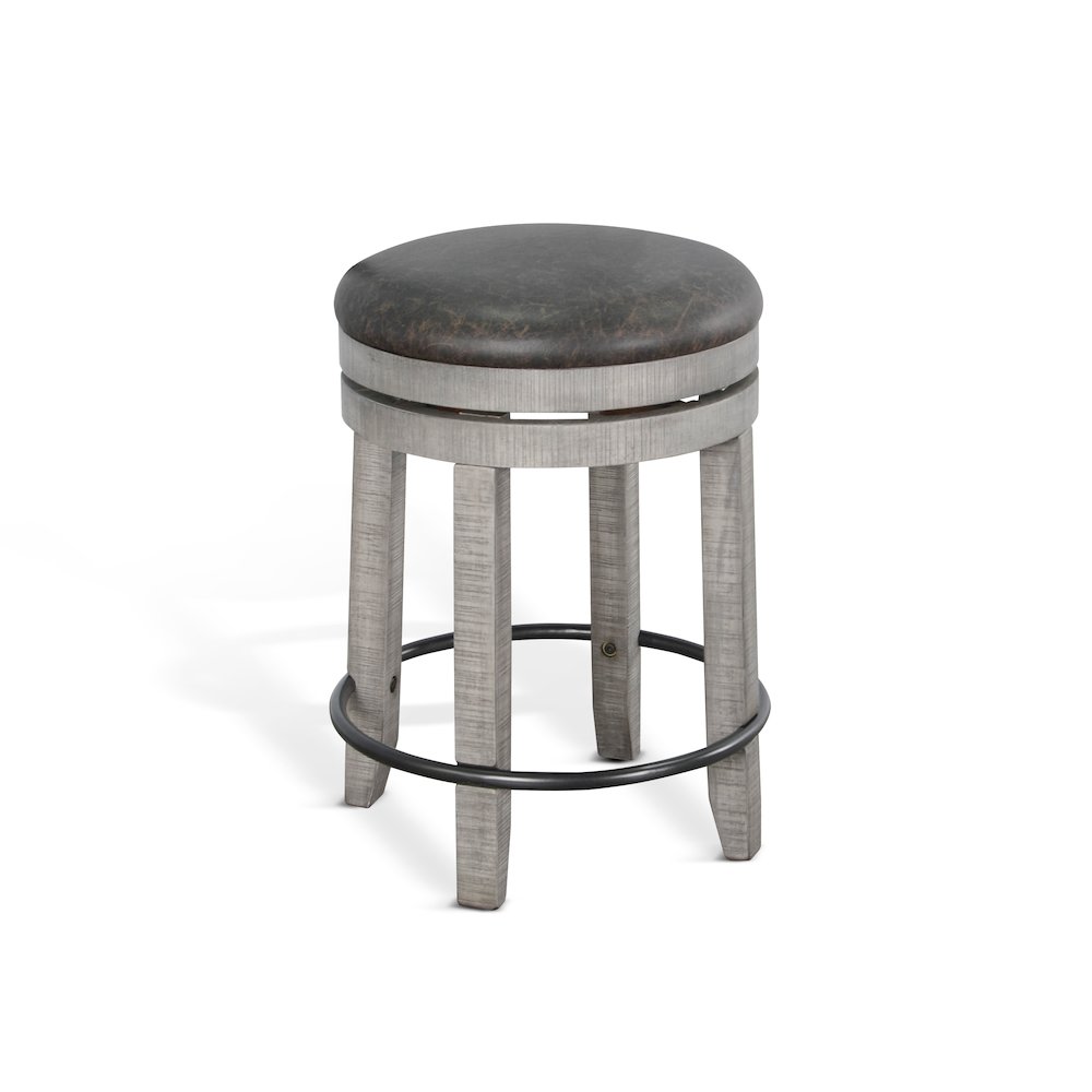 Counter Swivel Stool, Cushion Seat (Set of 2). Picture 1