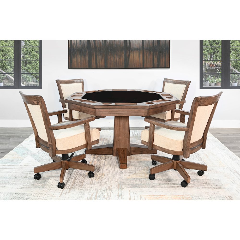 Reversible Game and Dining Poker Table. Picture 6