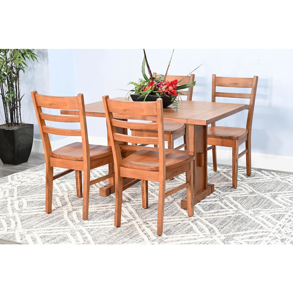 Sedona Dining Set with Wood Chairs. Picture 2