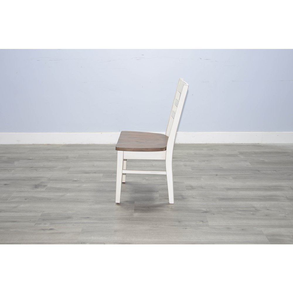 Ladderback Chair, Wood Seat (Set of 2). Picture 2
