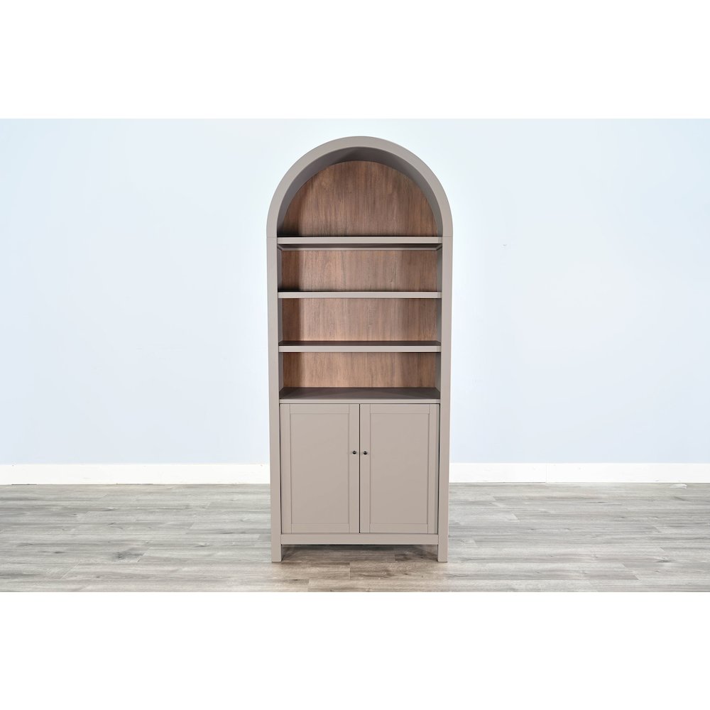 Arched Display Cabinet with Doors. Picture 2