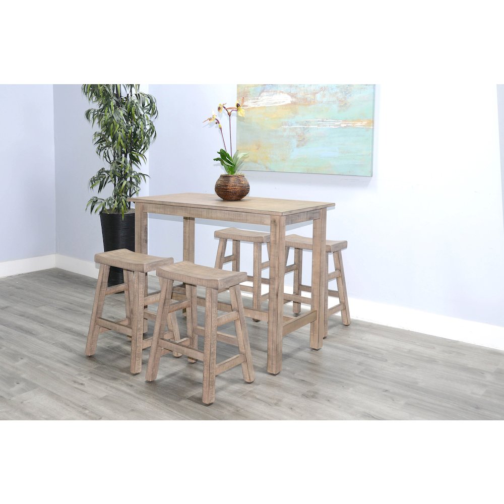 Marina Wood Counter Height Dining Table. Picture 6