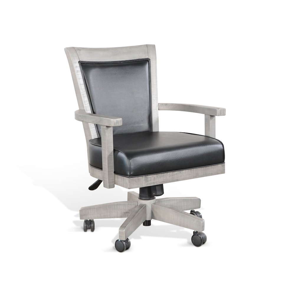 Game Chair with Casters, Cushion Seat & Back. Picture 1