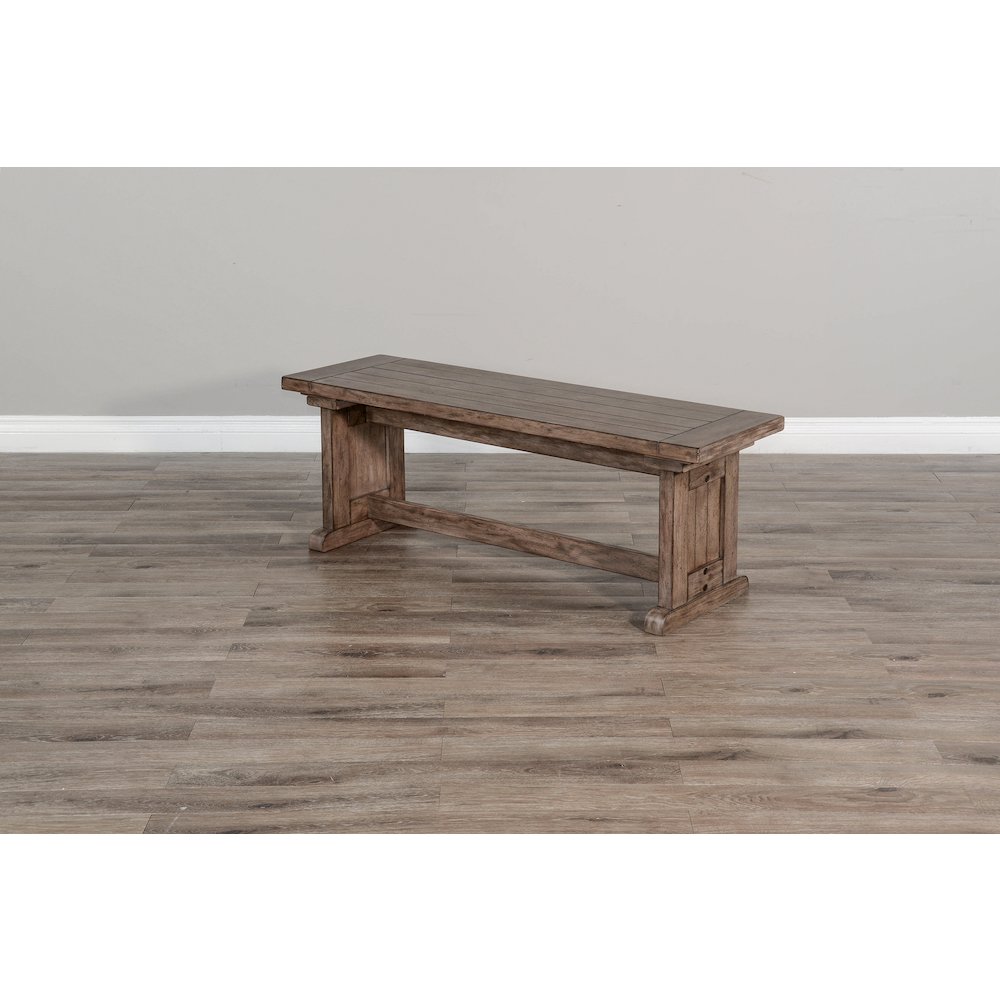 Wood Side Bench. Picture 5