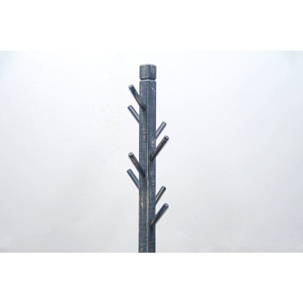 Traditional Solid Wood Hat Rack with 8-Prong Hooks. Picture 3