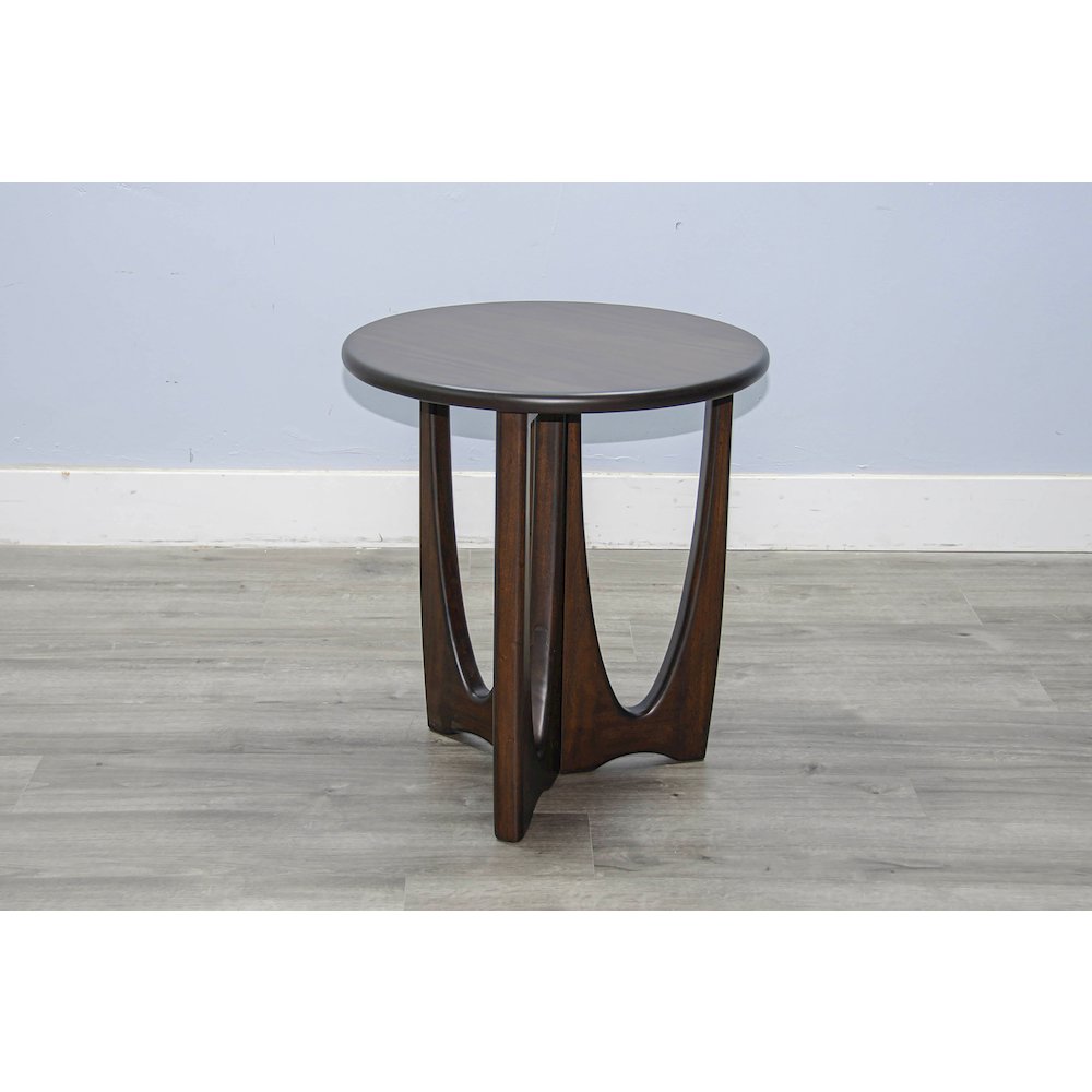 Sinatra Chair Side Table, Coffee Bean. Picture 4
