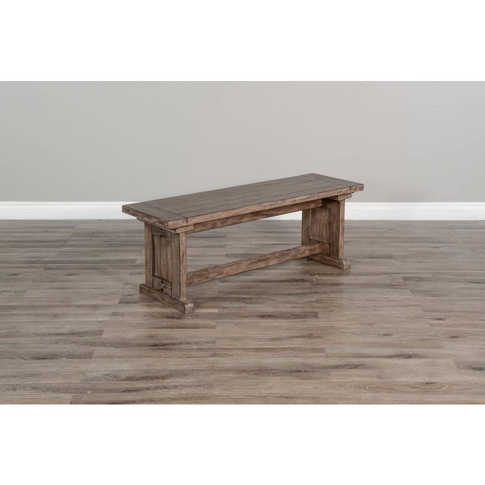 Wood Side Bench. Picture 3