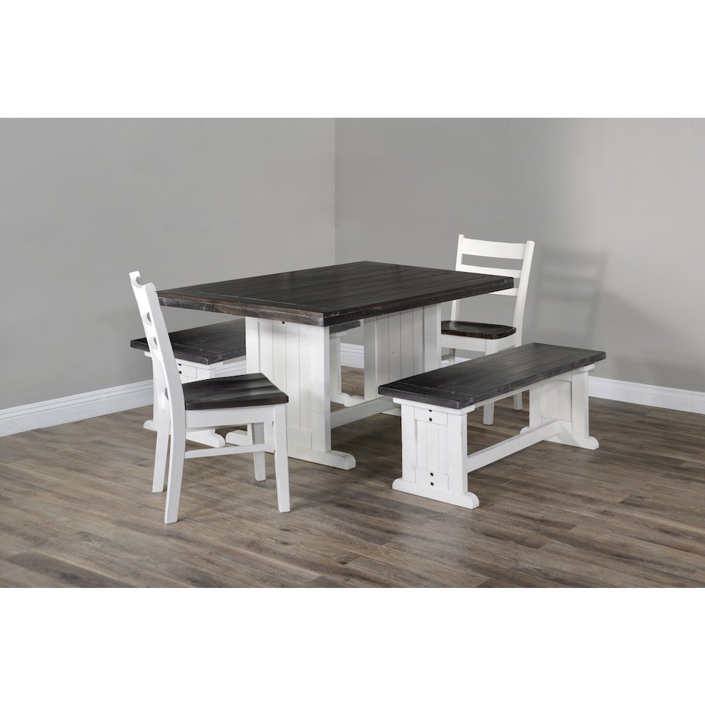Rectangular Wood Dining Table. Picture 3