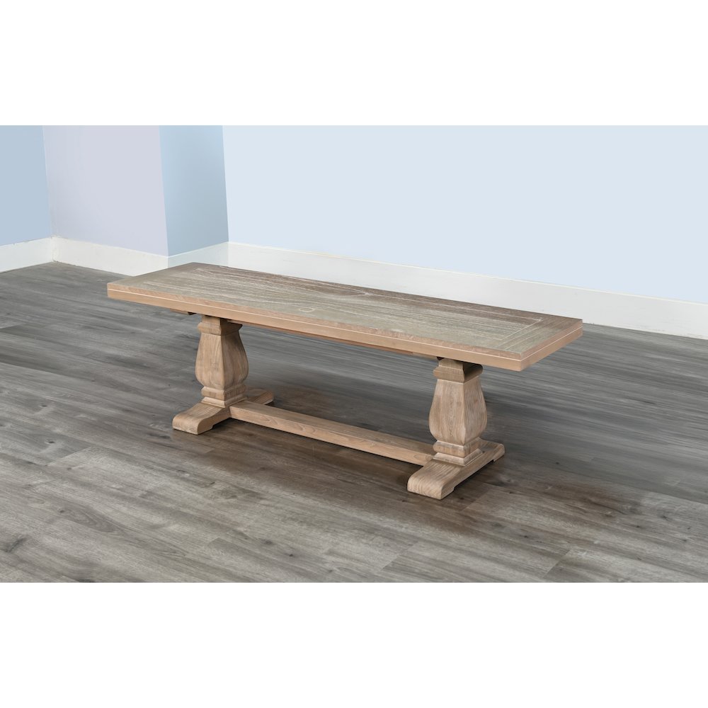 Gianna Wood Dining Bench. Picture 2