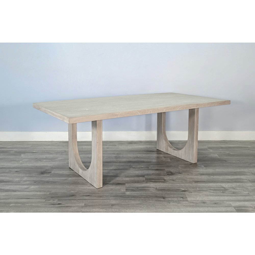 Liz Arched Leg Dining Table. Picture 3