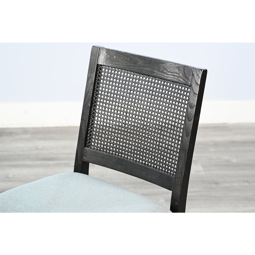 Cane Back Cushion Seat Chair (Set of 2). Picture 6