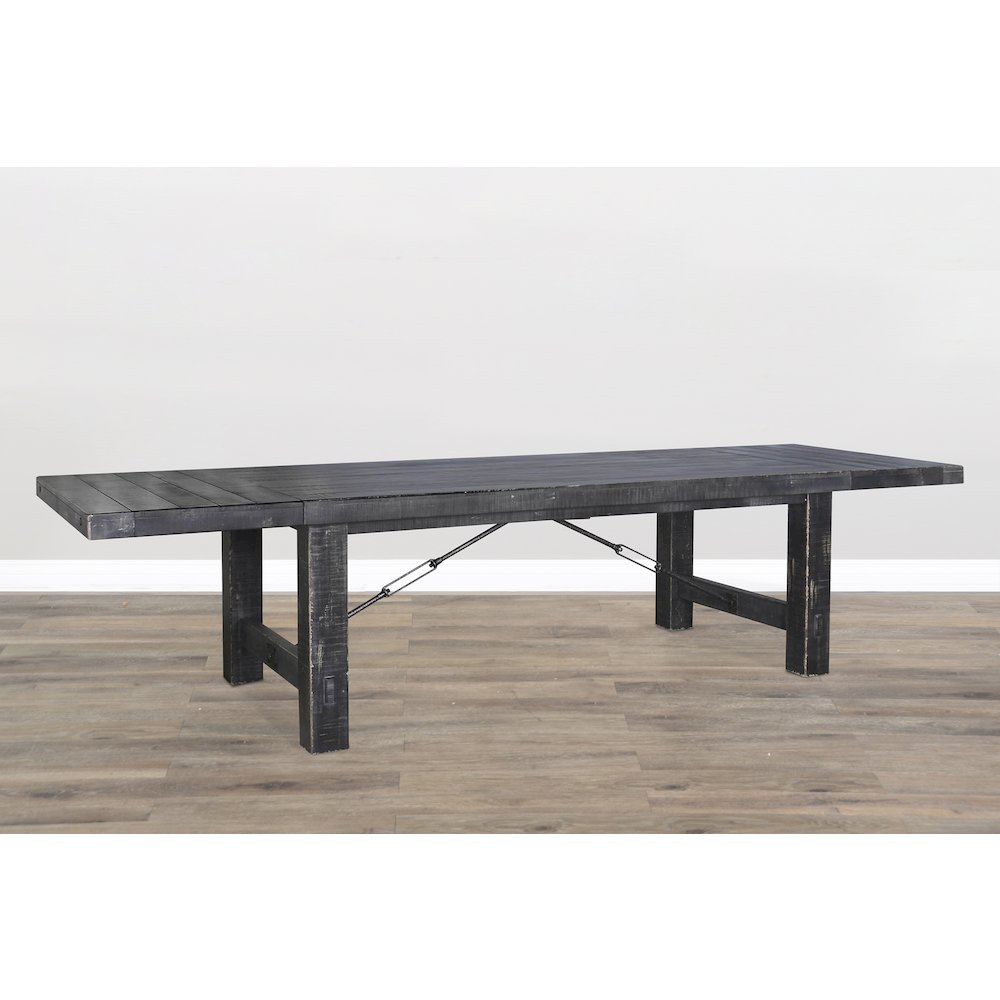 Extension Wood Dining Table. Picture 3